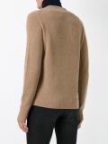 round neck ribbed jumper