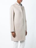 cashmere single breasted coat   