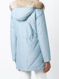 zipped hooded coat