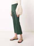 flared cropped trousers