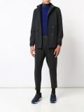drawstring effect jacket