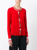 floral placket cardigan 