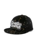 splatter print cap
