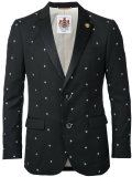 stars print blazer 