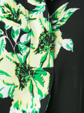 tie cuff floral print shirt