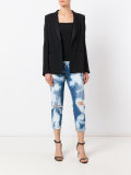 Glam Head bleached pattern jeans