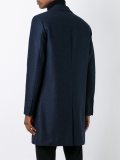 notched lapel mid coat