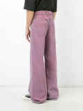 high waist cut-out back jeans