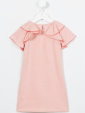 ruffled dress