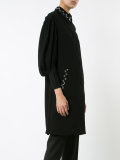 embellished buttoned coat