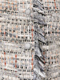 frayed edge tweed jacket