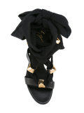 ribbon stiletto sandals 