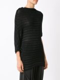 asymmetric knit blouse