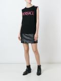 logo print tank top