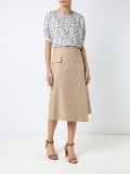 all-over print blouse