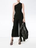 scallop-trimmed jumpsuit