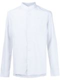 band collar shirt