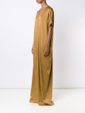 long length v-neck dress