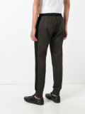 contrast-band track trousers