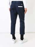 slim fit cropped trousers