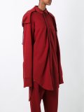 pocket detail oversized coat