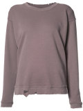 distressed sweatshirt 