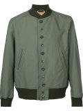 buttoned bomber jacket 
