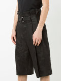 belted cropped trousers