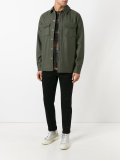 buttoned shirt jacket