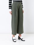 pleated palazzo pants