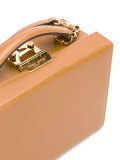 padlock closure satchel