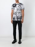 graffiti print T-shirt