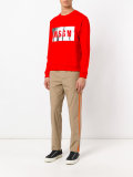 logo print sweatshirt