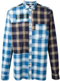 patchwork check shirt