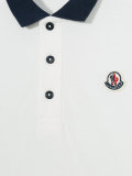 contrast collar polo shirt 