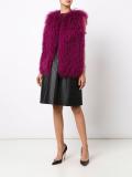 shearling gilet