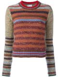 striped short jumper