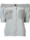 off-the-shoulder blouse