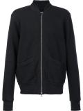 patch pockets bomber jacket