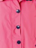 striped detail coat
