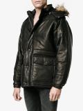 hooded puffer jacket