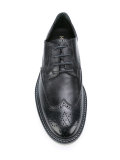 contrast sole brogues