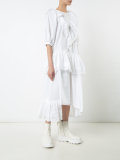 ruffled asymmetric dress