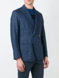 编织双排扣西装夹克