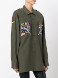 embroidered ducks shirt 