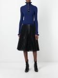 buttoned neck jumper