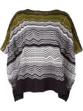 zig zag knit poncho 