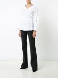 drawstring waist blouse 