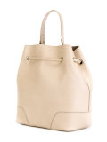 bucket bag with drawstring fastening
