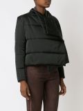 wrap around padded jacket